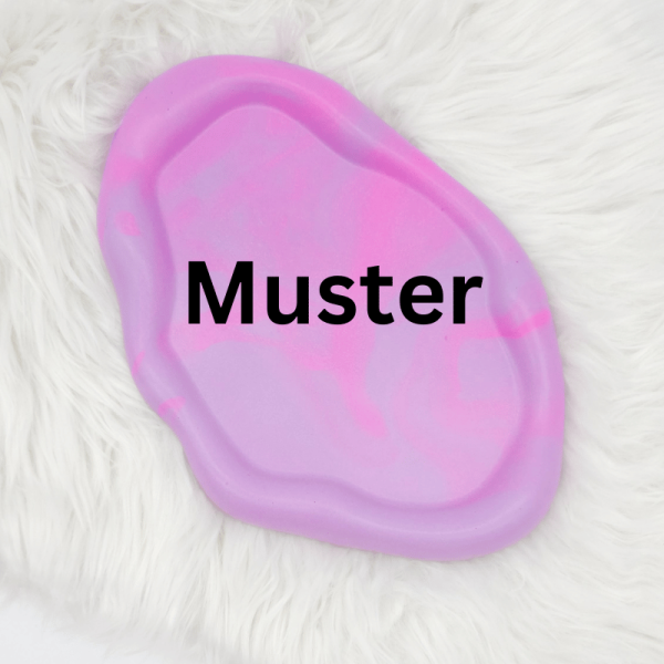 Silikonform ovaler Wellenteller 24,3 cm x 17 cm x 1,95 cm